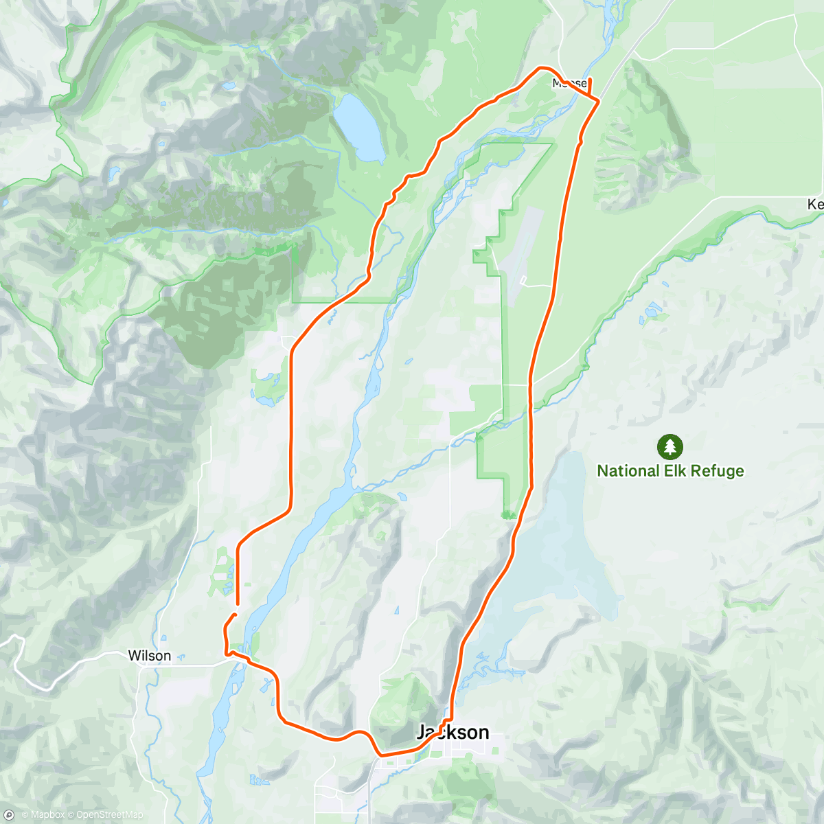 Map of the activity, Grand loop