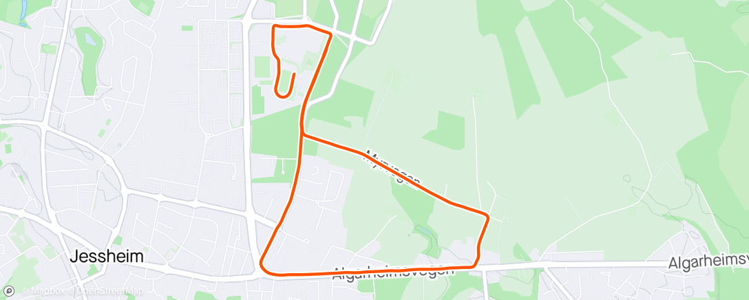 Map of the activity, Idas minneløp 5 km. Siste utblåsning før Lisboa maraton. Kontrollert hele veien.