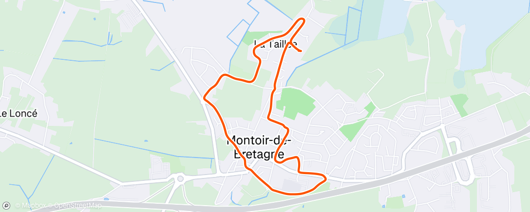 Map of the activity, EF 30'