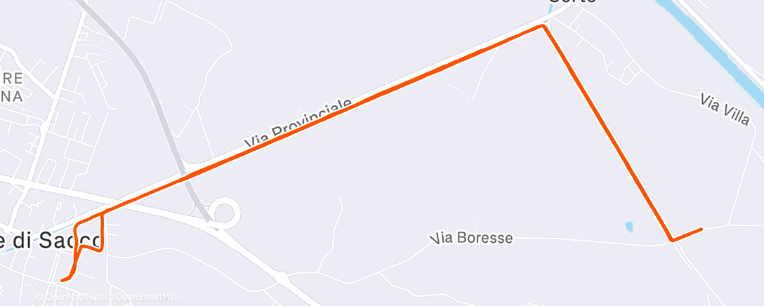 Карта физической активности (Corsa dell'ora di pranzo)