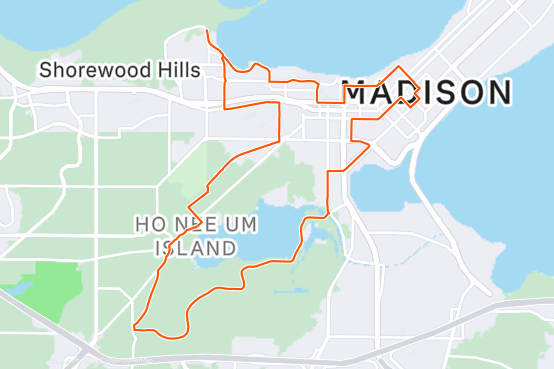 Bike Ride Lake Monona Bike Loop Map Chicago Wolf Lake Bike Trail