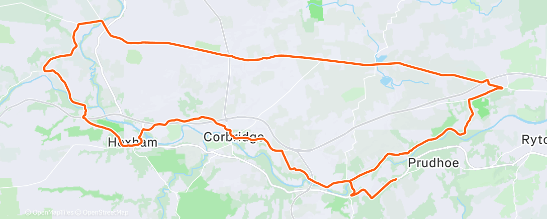 Карта физической активности (Morning Ride)