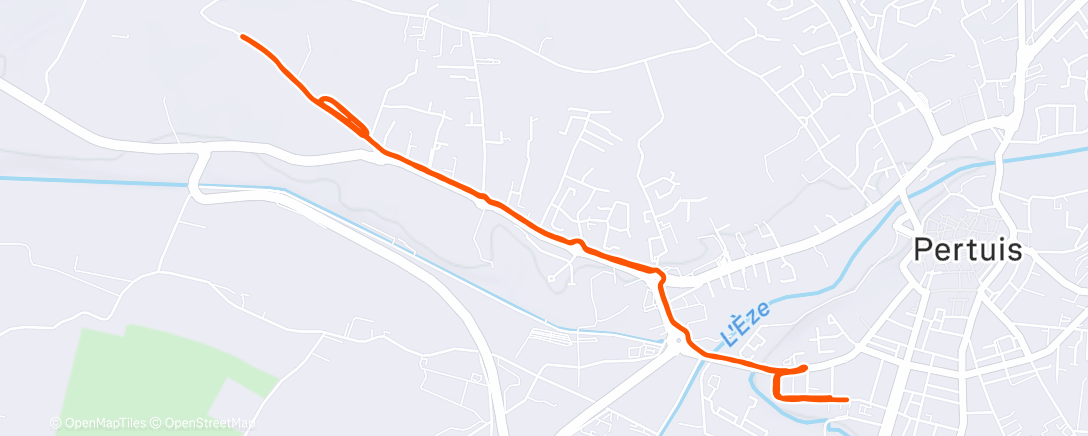 Map of the activity, 5x2' r1'