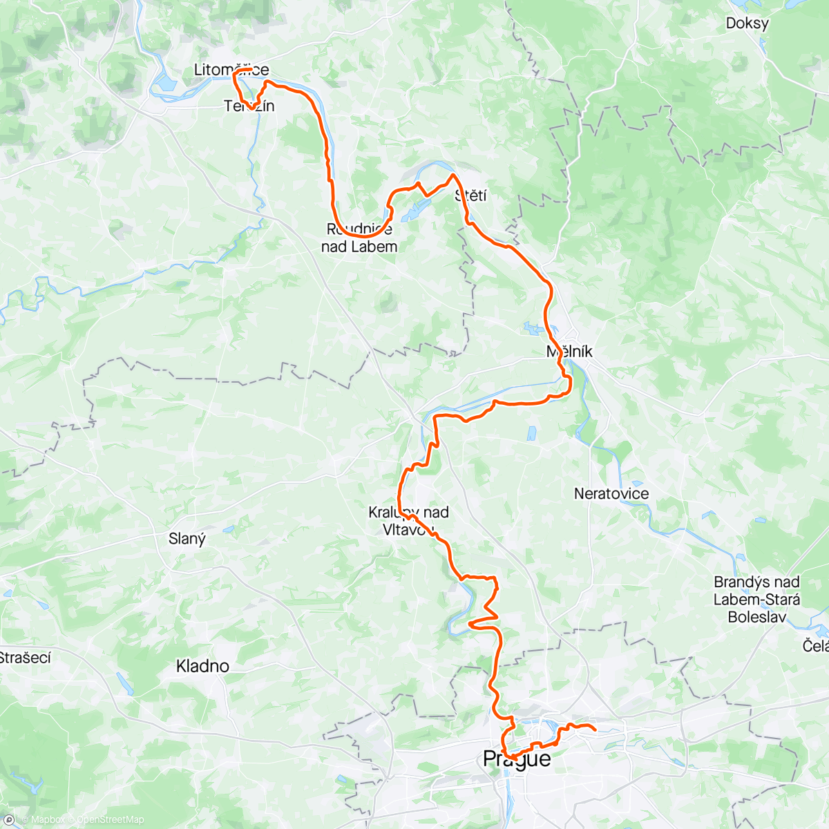 Mapa da atividade, Rowerowa majówka 2024. Dzień 3.