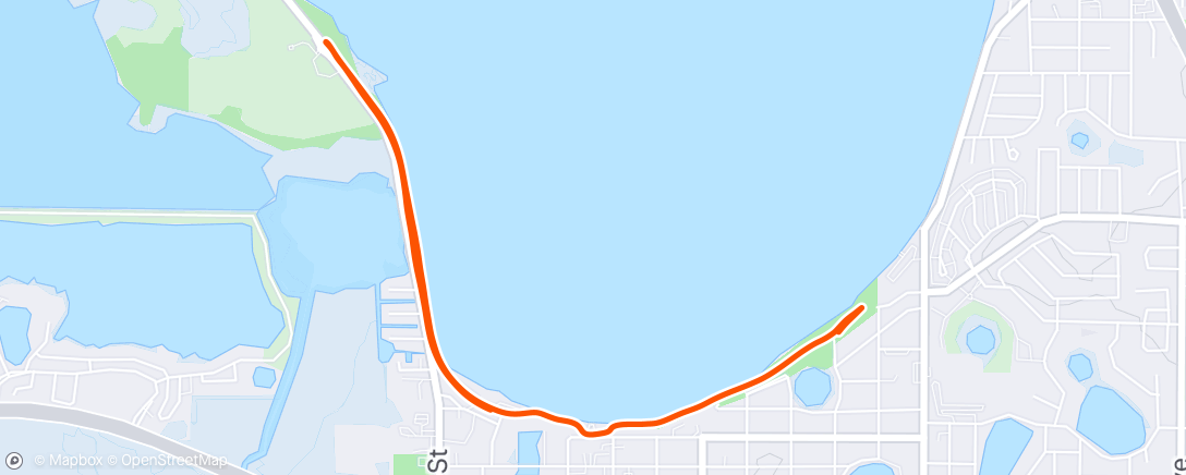 Карта физической активности (Afternoon Run)