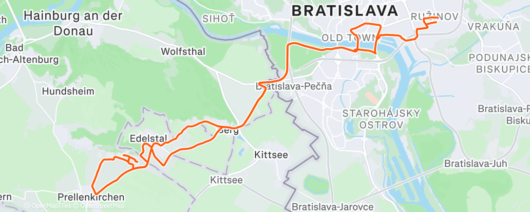 Map of the activity, Prebudenie sa z hibernácie