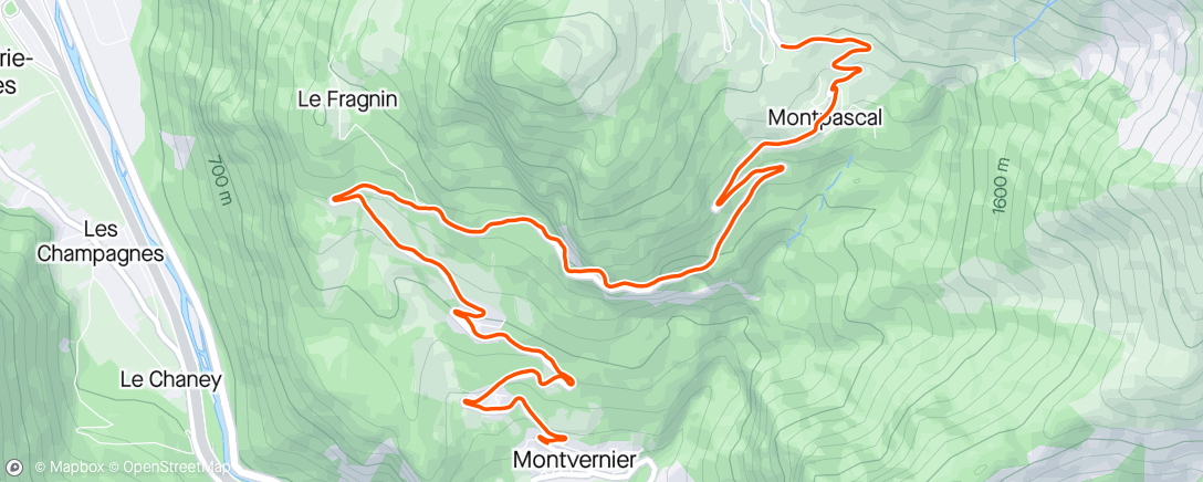 Map of the activity, FulGaz - Col du Chaussy 2022