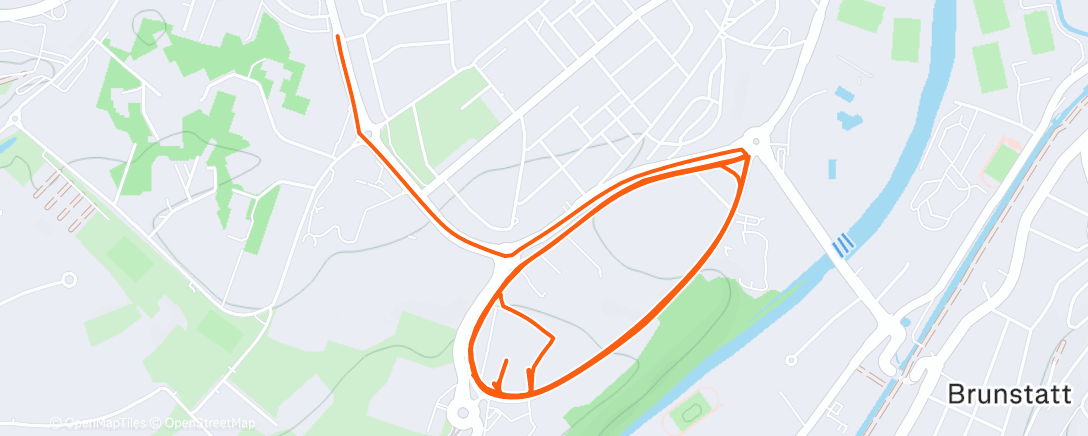 Map of the activity, Sortie vélo le midi