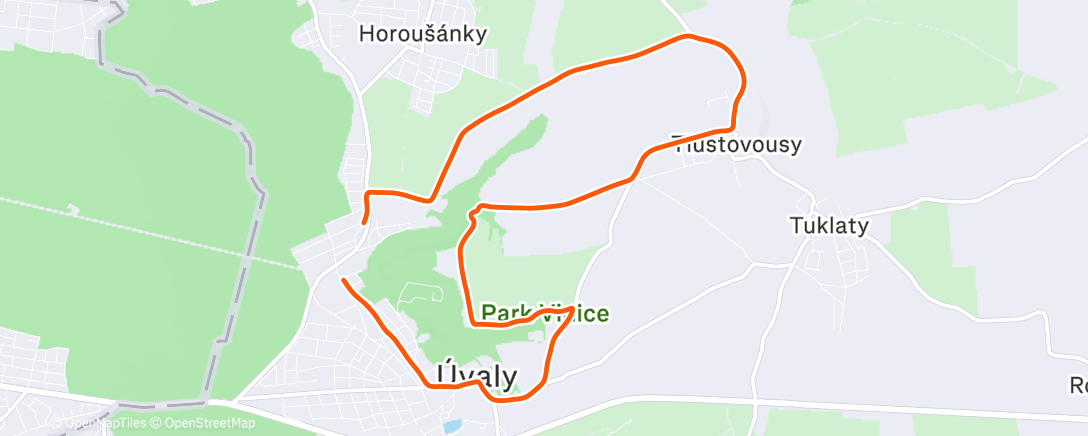 Карта физической активности (Morning Run)