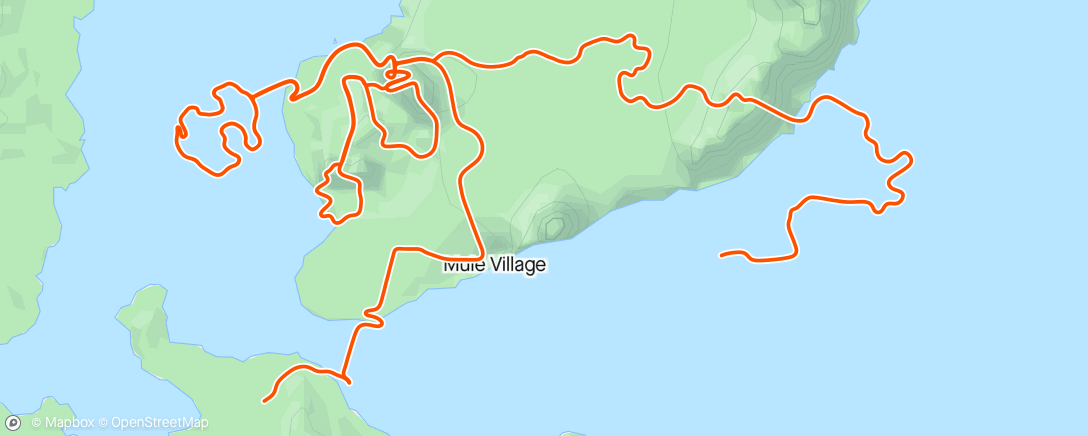 Map of the activity, Zwift - VO2 Max - 4x3 Ramps in Watopia