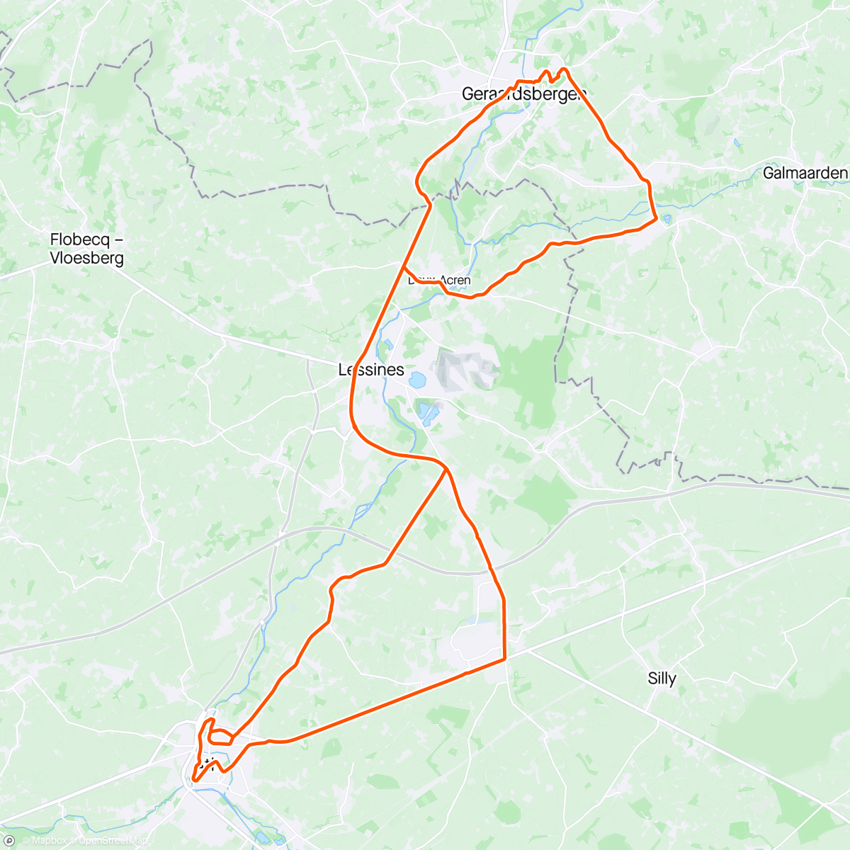 Map of the activity, Le mur de Grammont