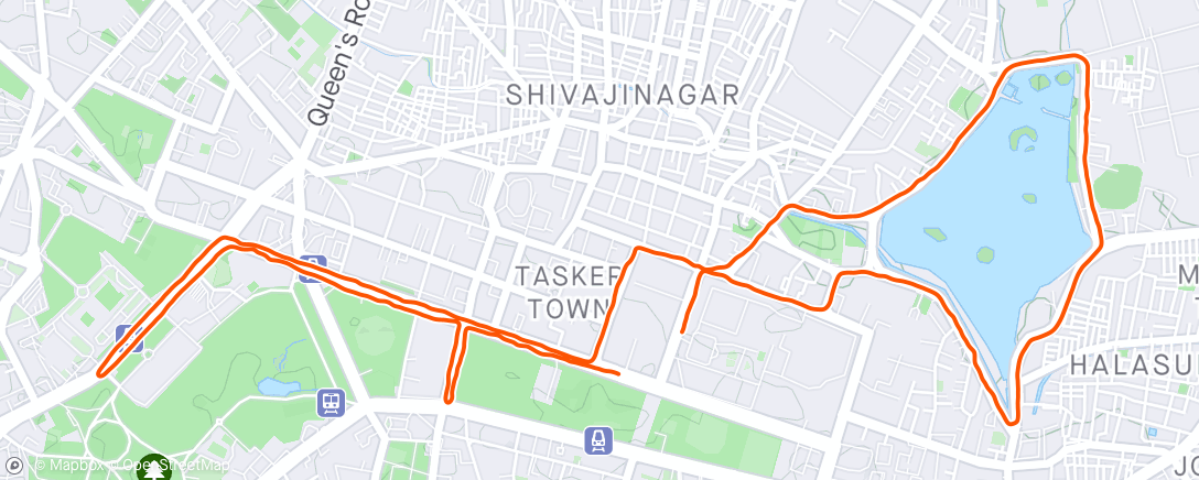 Map of the activity, TCS World 10K 2024