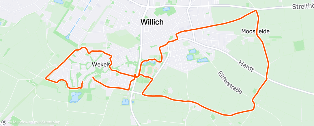 Map of the activity, W6D4: 60 Minuten base.