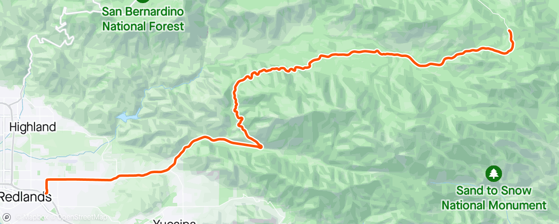 Map of the activity, And back down to the car