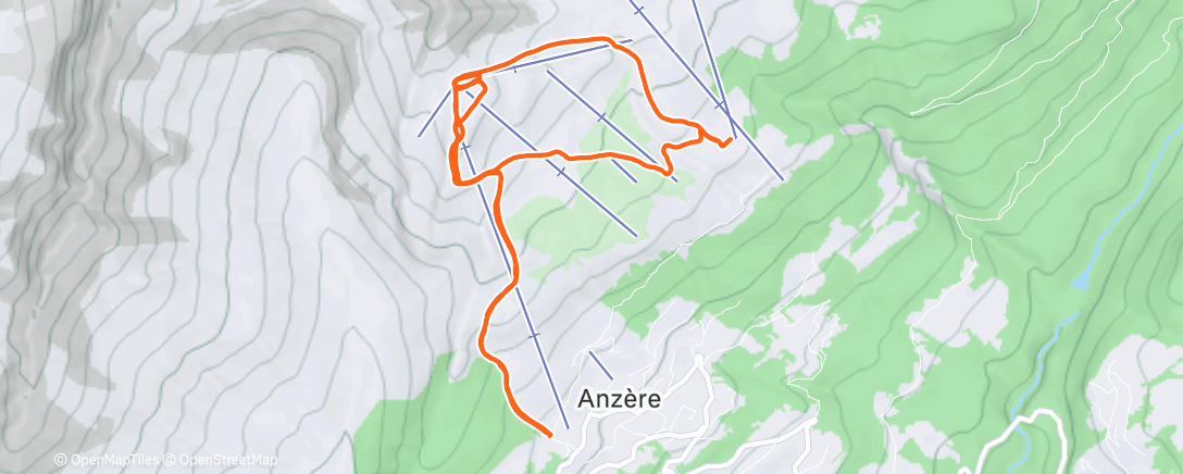 Map of the activity, Skimo 🎿 #15. Anzère ☀️ : wow 🤩, les forces reviennent 😃🎄