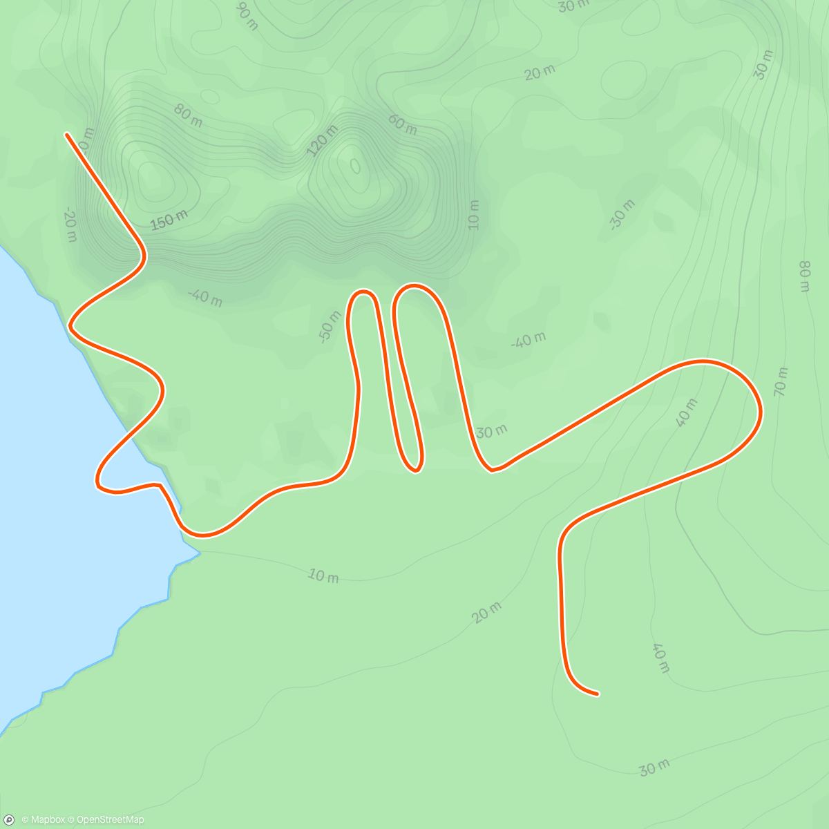 Mapa da atividade, Zwift - Pacer Group Ride: Flat Route in Watopia with Bernie