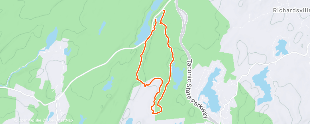 Map of the activity, Afternoon Hike w/ Babe & Clyde 💨