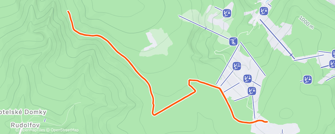 Map of the activity, Last Run of the year 2025
