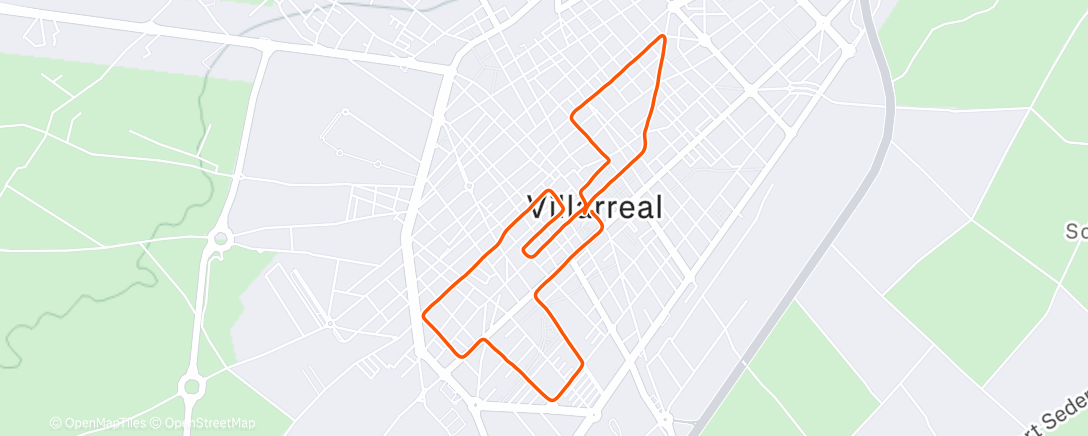 Карта физической активности (5k San Silvestre Vila-real)