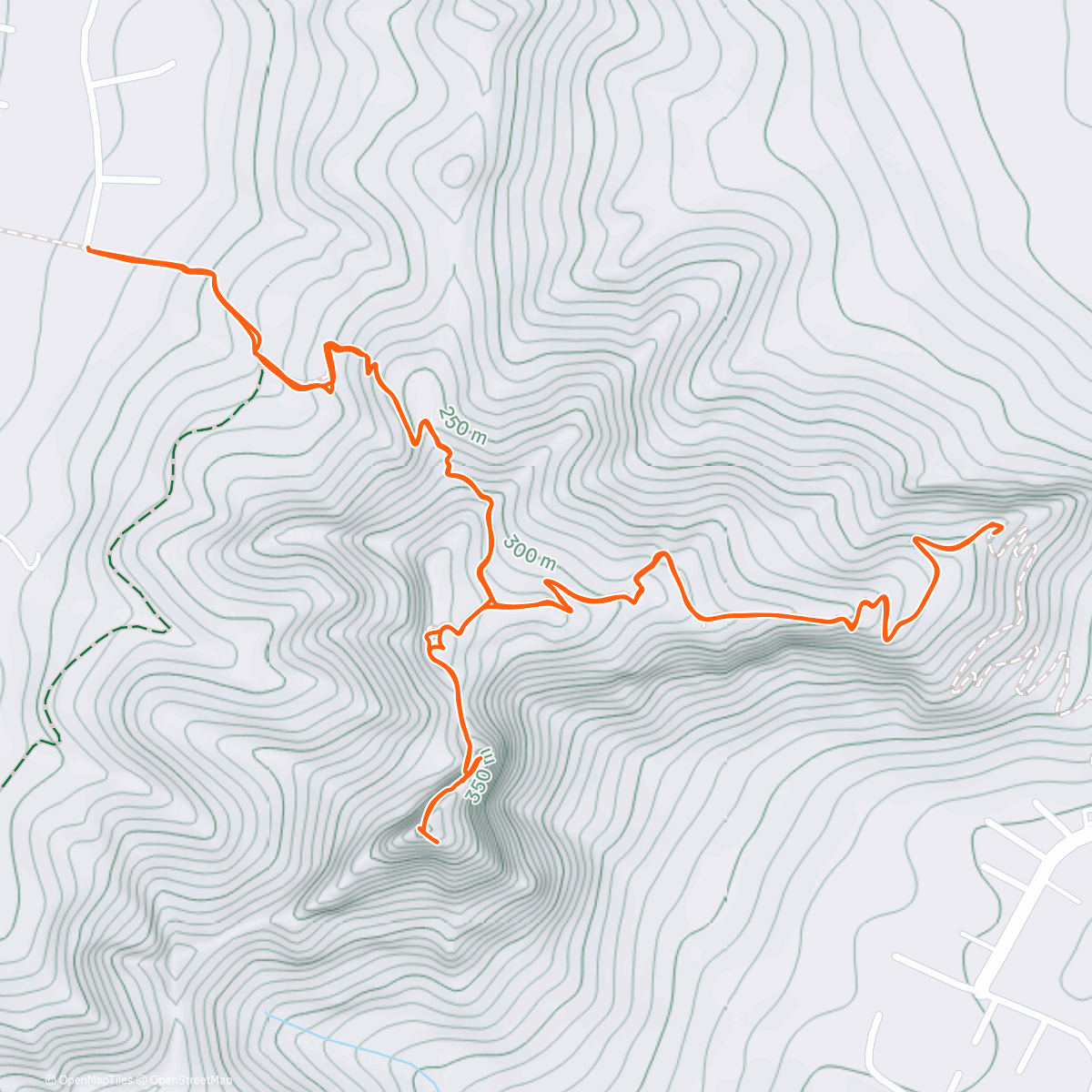 Map of the activity, Nounou West to East