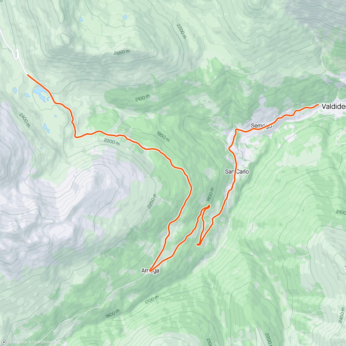 Map of the activity, ROUVY - Passo di Foscagno | Italy
