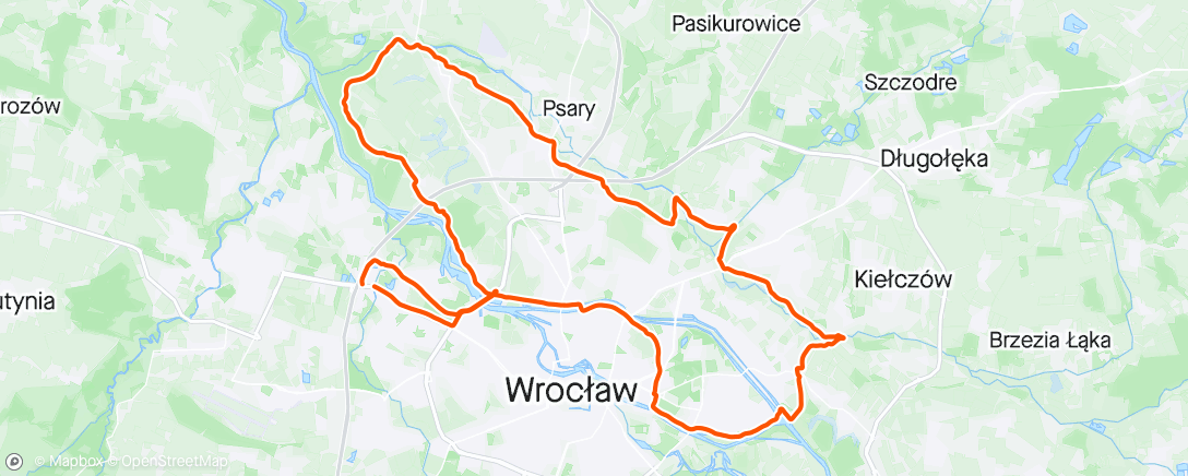 アクティビティ「Wrocław z Michałem」の地図