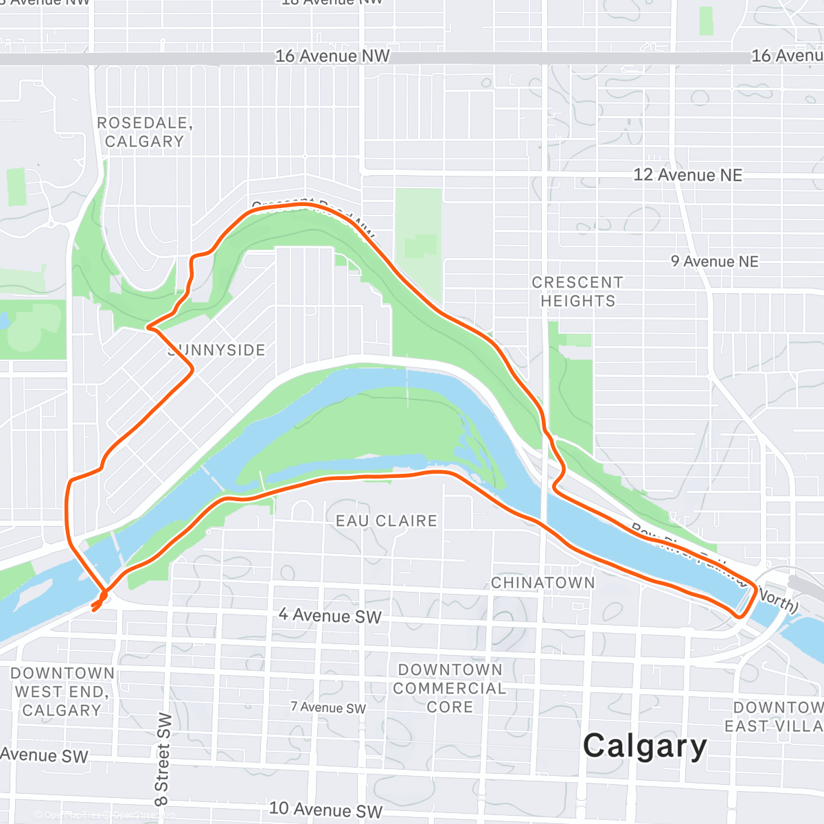 Карта физической активности (Back to running in a frosty world)