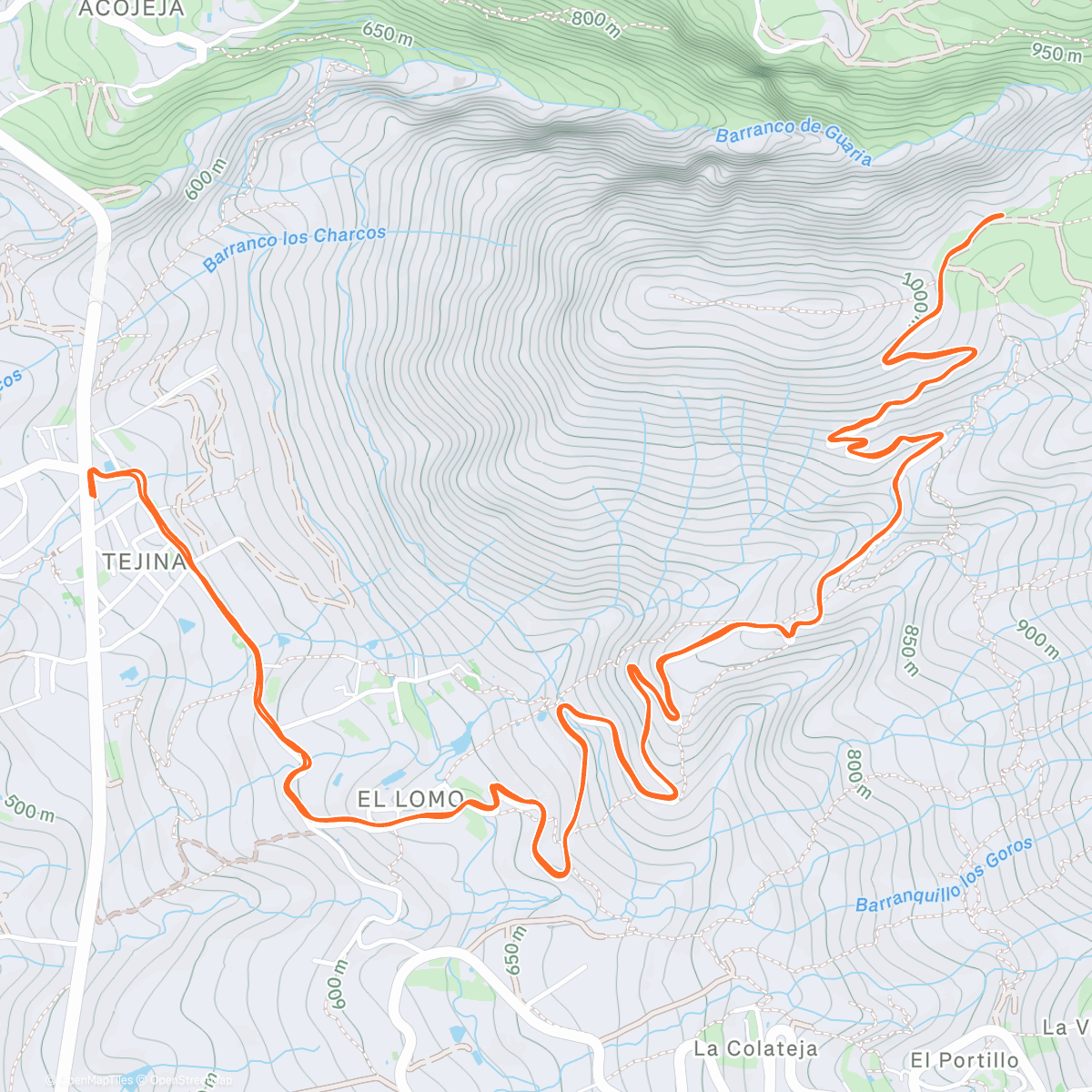 Mapa de la actividad (Ici aussi il fait froid en ce moment)