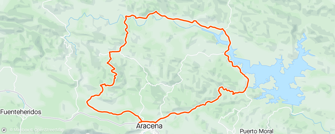 Map of the activity, Social del llantazo, Aracena 2024