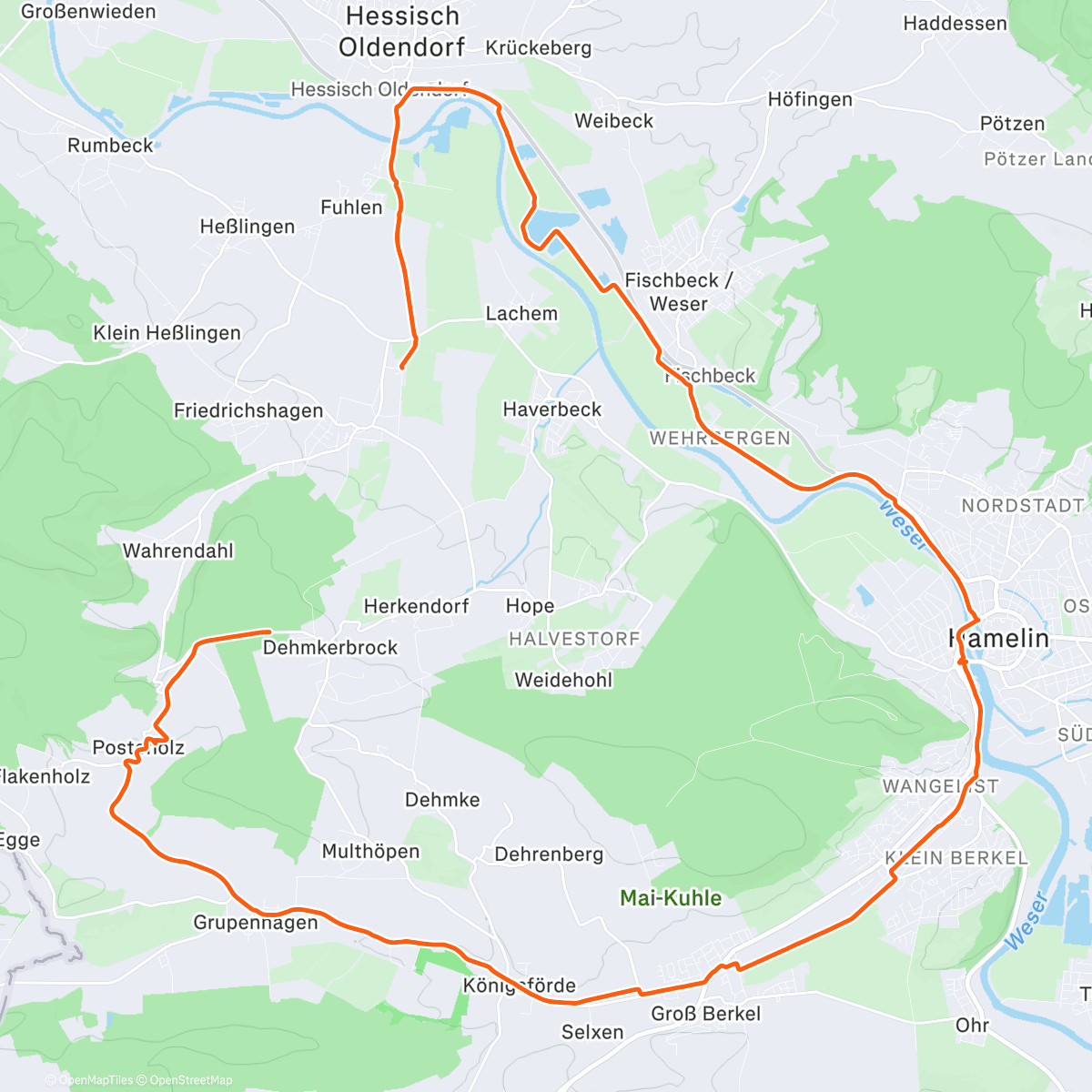Map of the activity, Frohe Weihnachten!