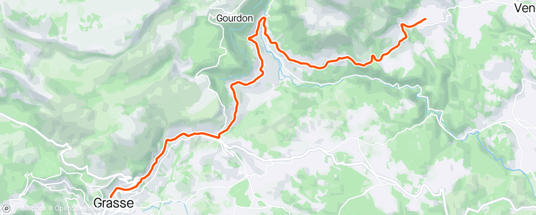 Mappa dell'attività Vélo du midi