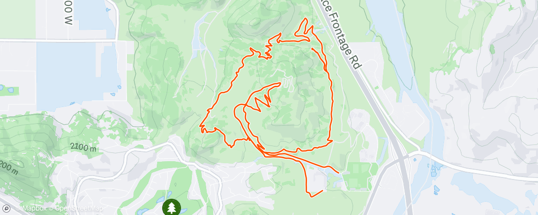 Map of the activity, Afternoon Ride