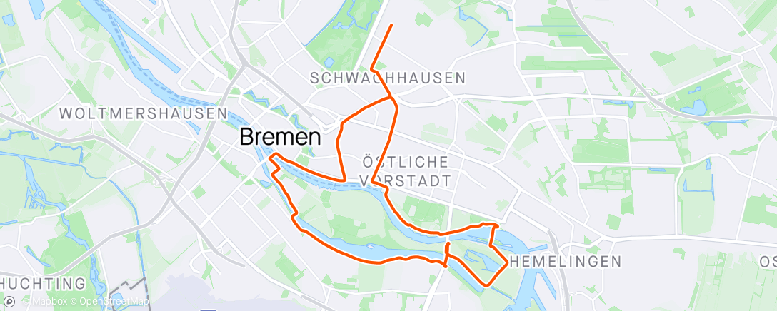 Map of the activity, Bremen