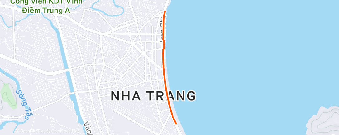 Map of the activity, Afternoon Walk