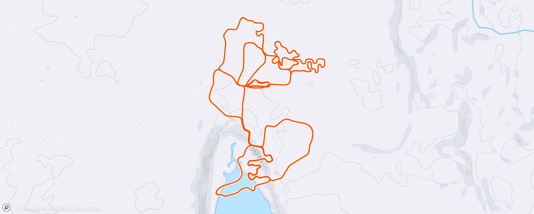 Map of the activity, Zwift - bike on Loop de Loop in Makuri Islands