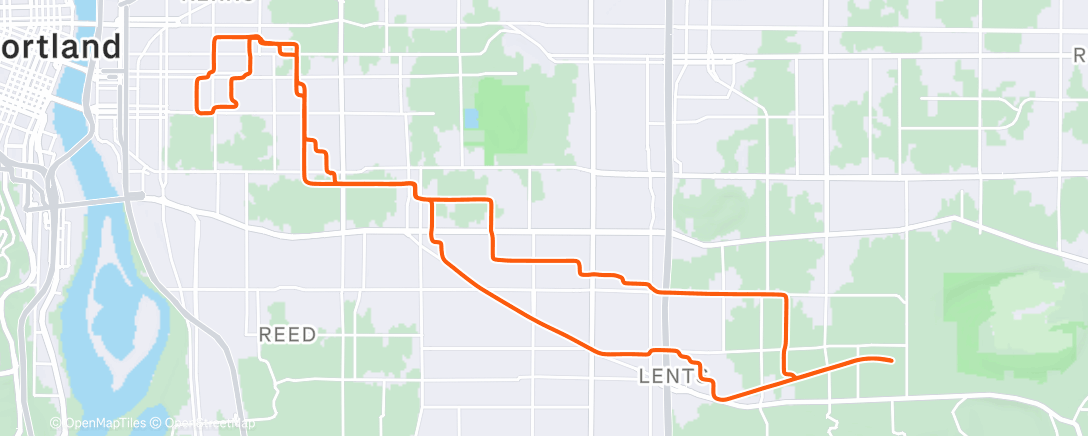 Mapa de la actividad (Morning Ride)