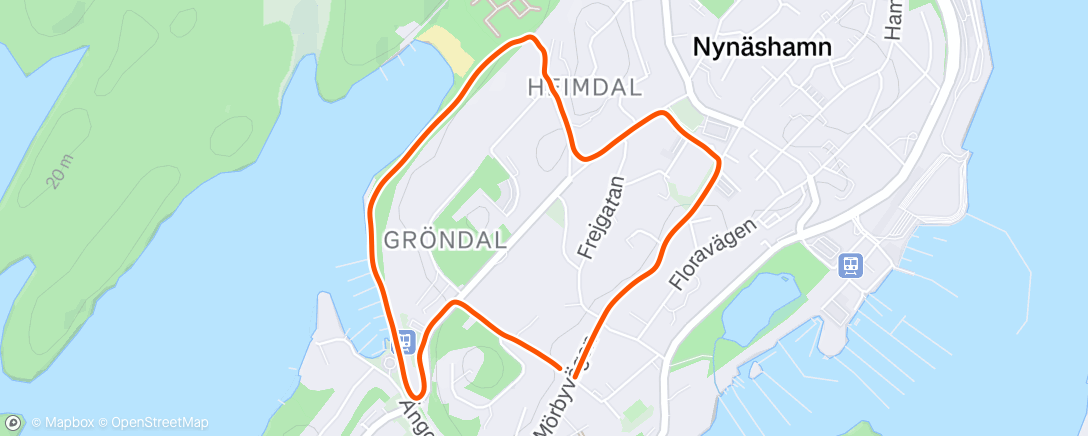 Карта физической активности (Afternoon Walk)