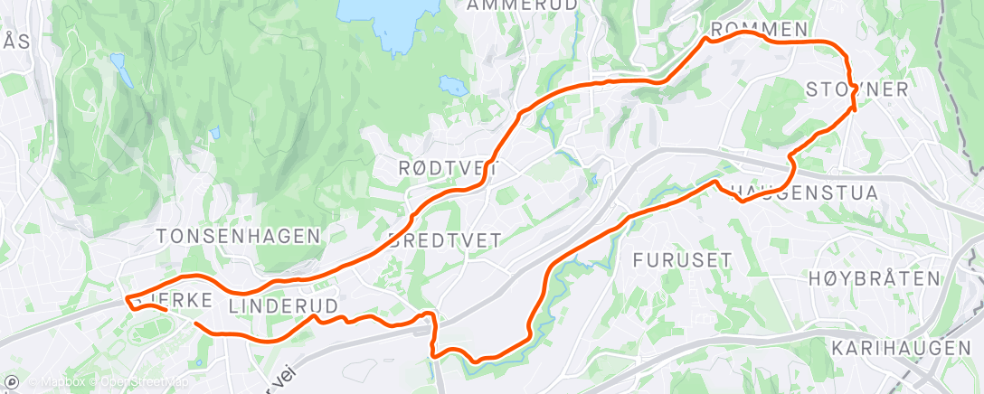 Map of the activity, Stovnerrunde 😃