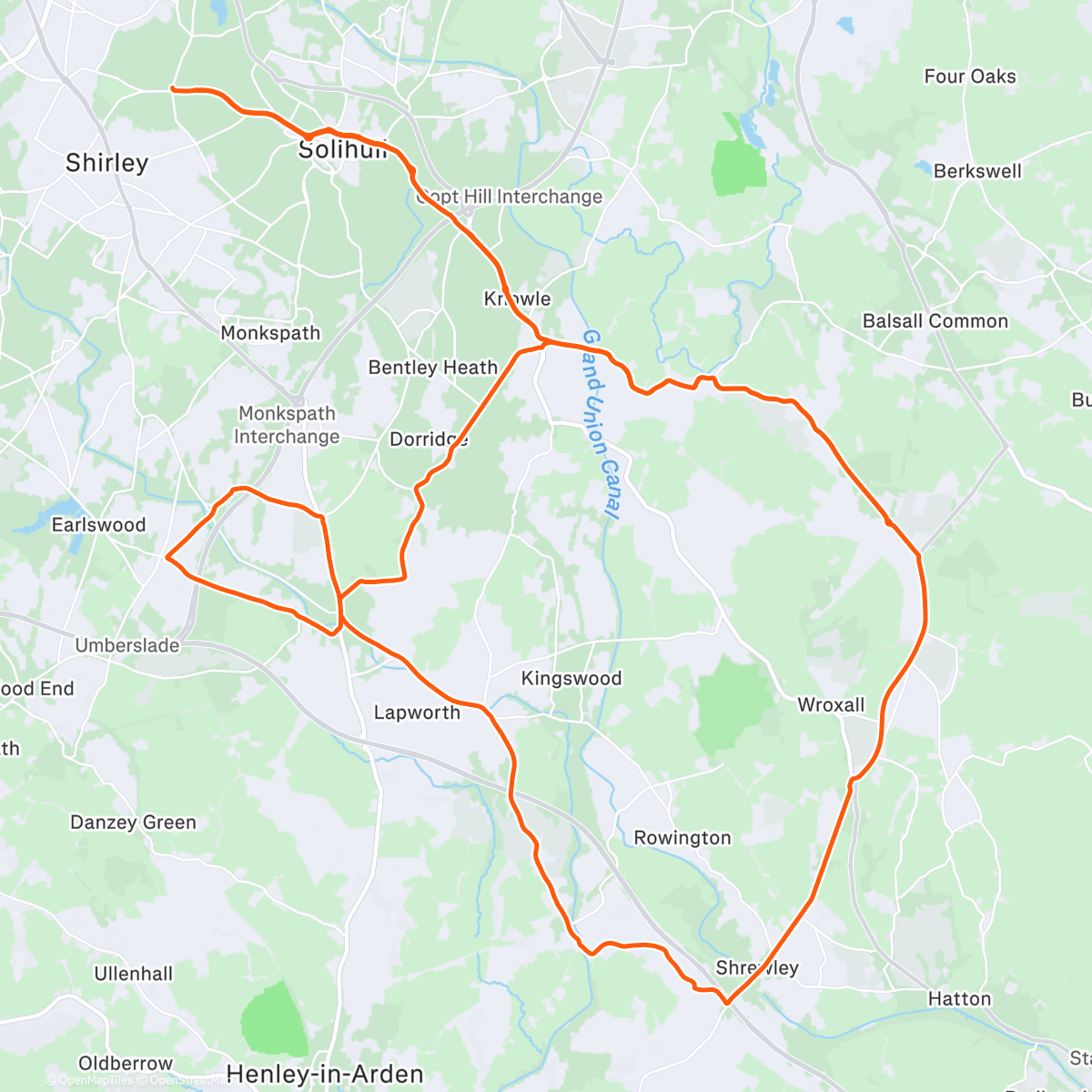 Map of the activity, hello petrol station coffee