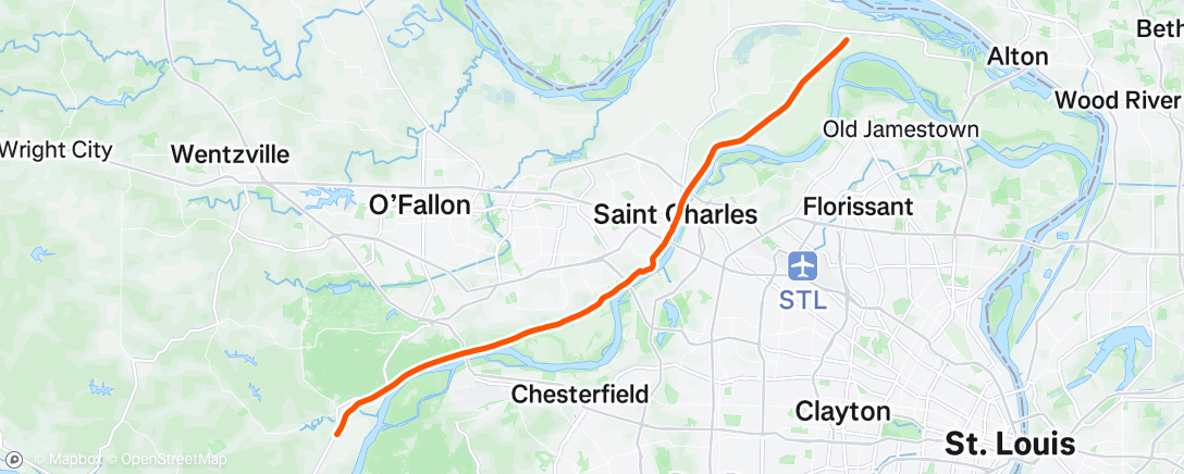Map of the activity, Morning Gravel Ride