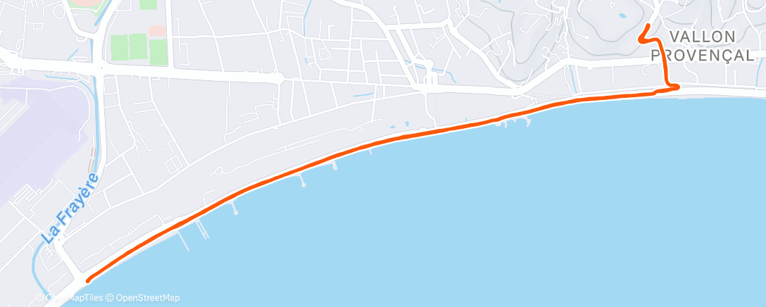 Карта физической активности (Footing recup et soleil ☀️)