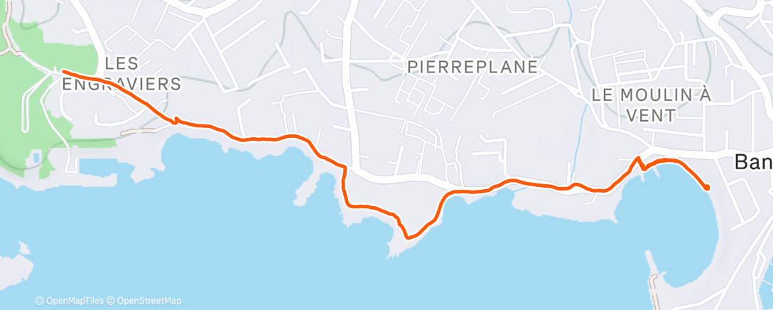 Карта физической активности (Première plage pour Jade 🏖️)