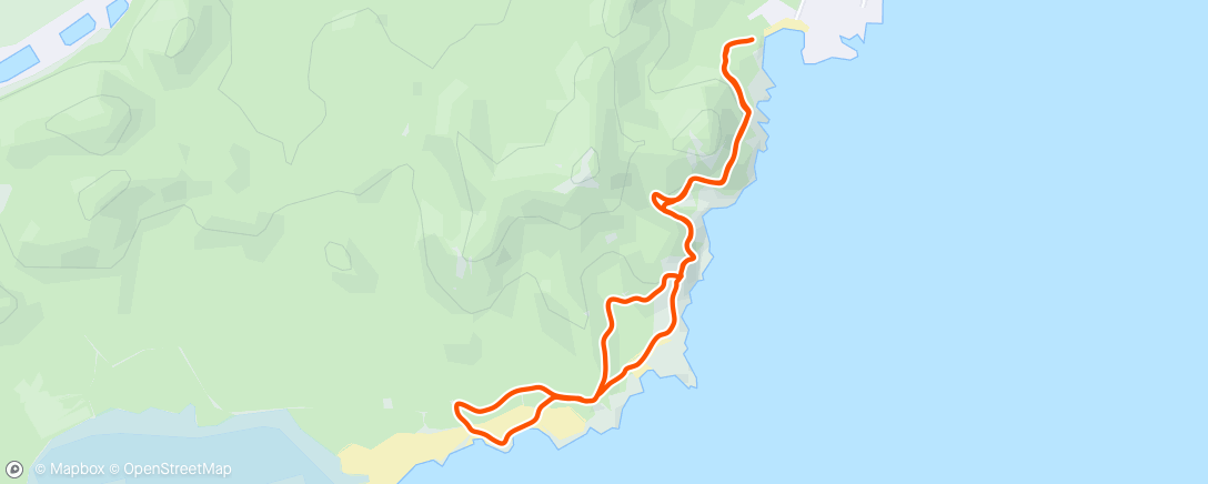 Mapa de la actividad (Morning Hike)