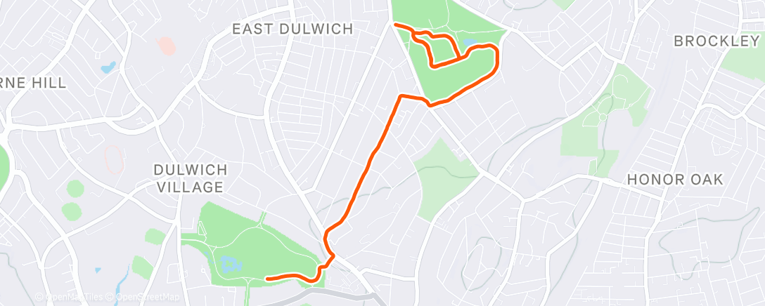 Map of the activity, Recovery