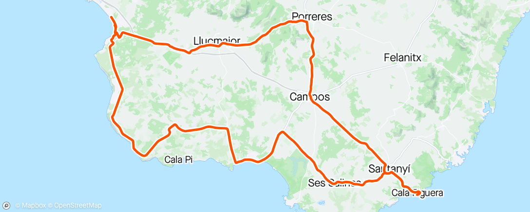 Map of the activity, Mallorca 5 💨extrem