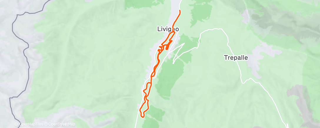 Map of the activity, Morning Classic