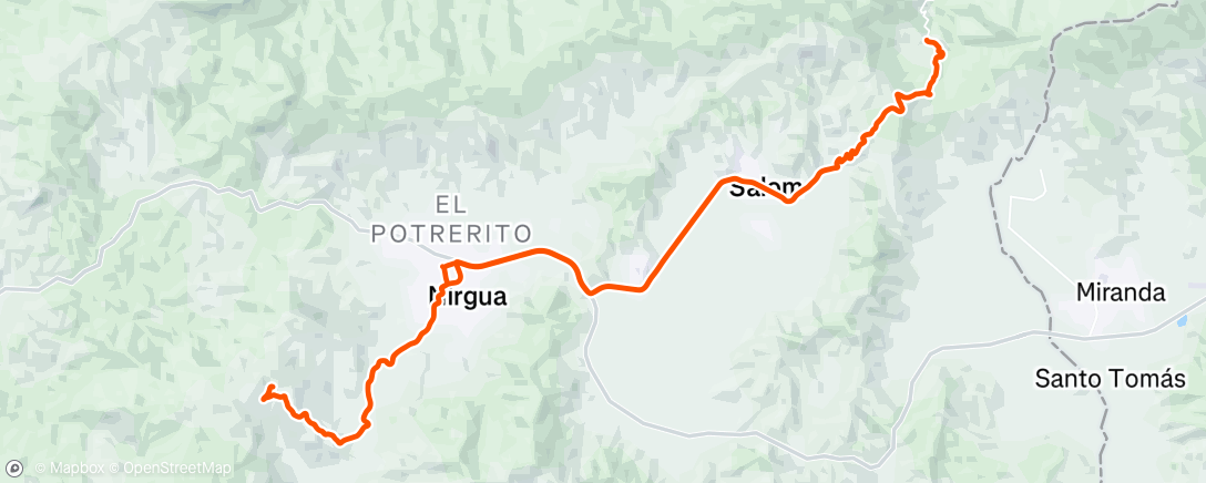 Map of the activity, Morning Ride