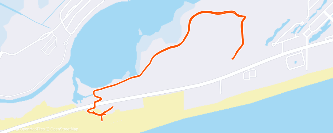 Map of the activity, Lunch Hike