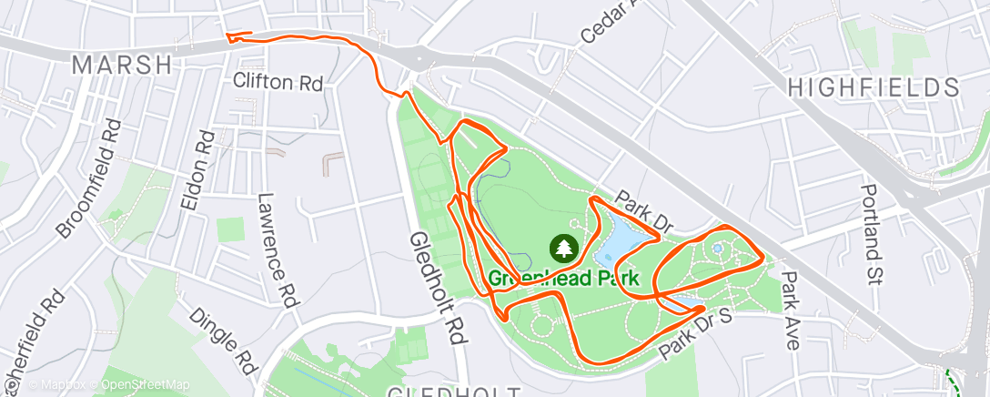 Map of the activity, Park life