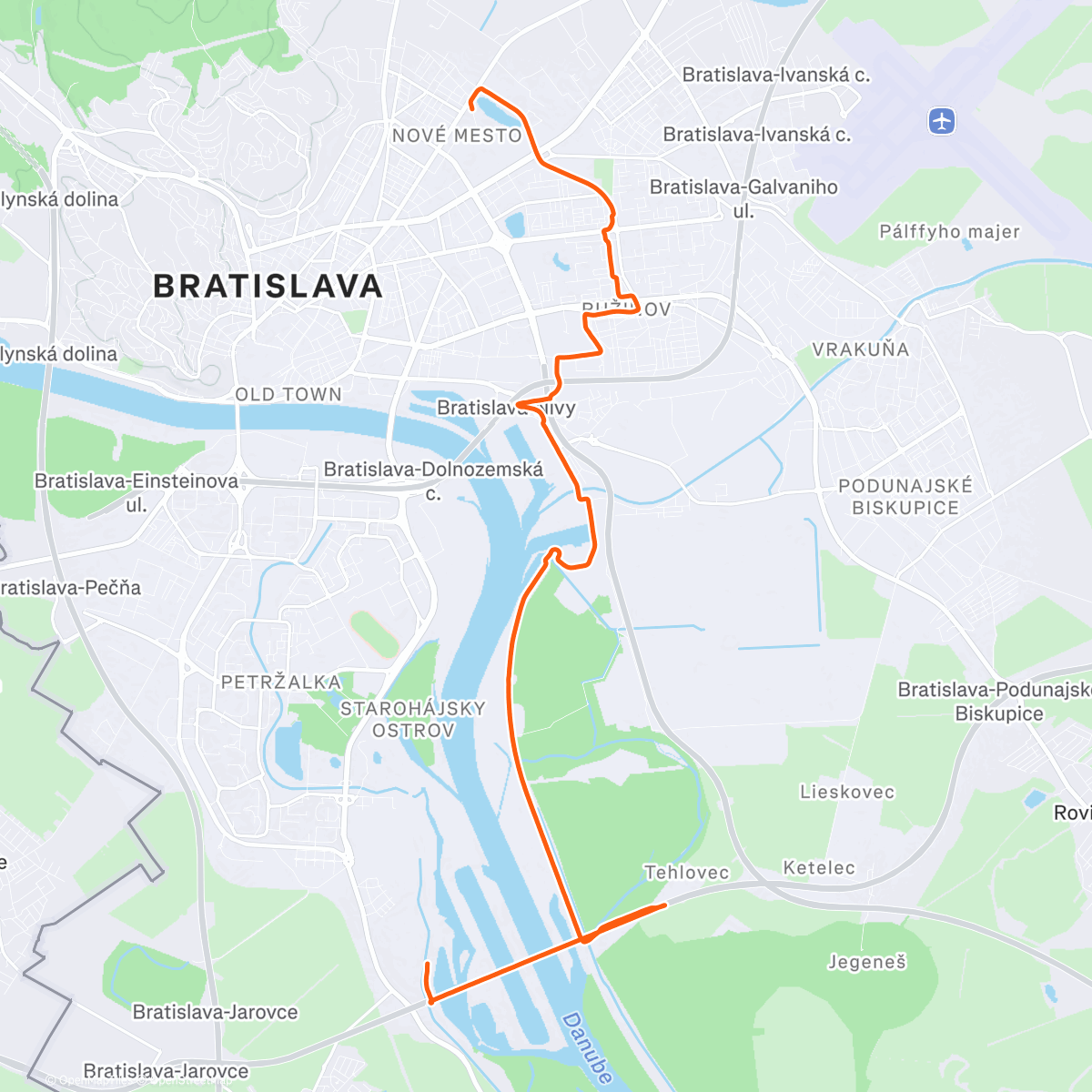 Map of the activity, Sunny DPNB